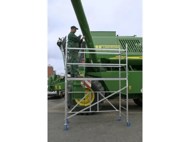 échafaudage pliable,H de travail 3,7m,échafaudage H 2,8m