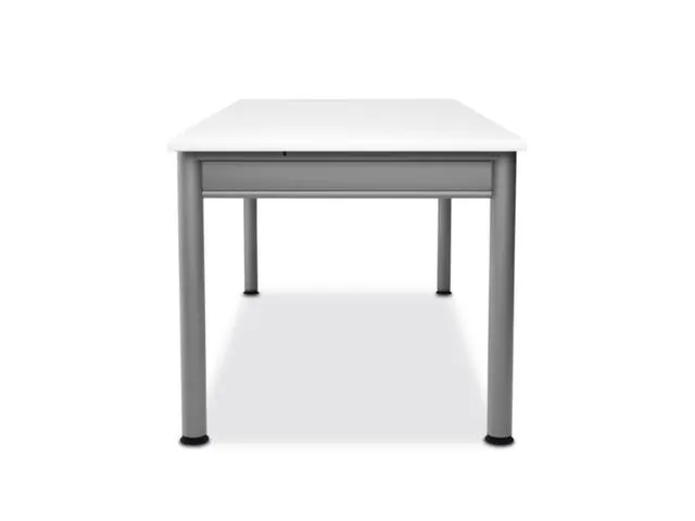 In hoogte verstelbaar bureau,HxBxD 680-800x1600x800mm,decor lichtgrijs