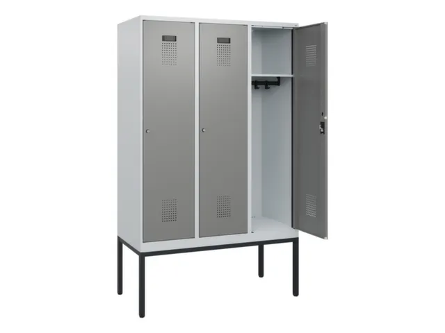 schoollocker,HxBxD 1950x1200x500mm,3vak,vak B 400mm,cil.-slot