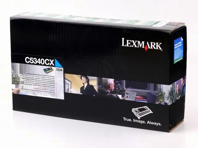 Tonercartridge Lexmark C 5340 cx Retourprogramma Cyaan