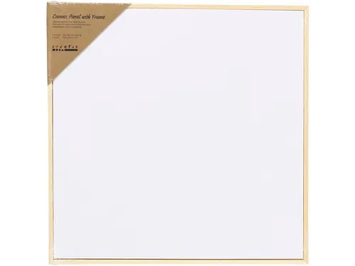 Canvaspaneel Creativ Company met lijst 300x300mm wit