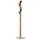 Staande kapstok 6jas-/2tashaken hout/polystyreen naturel/zwart