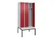 locker voor scheiding van kleding,HxBxD 2120x900x815mm,3vak