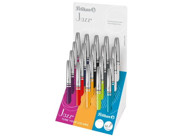 Stylo bille Pelikan Jazz Classic K35CD-20 Medium assorti