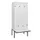 Z-garderobekast,HxBxD 2120x900x815mm,6vak,vak B 300mm,draaigrendel