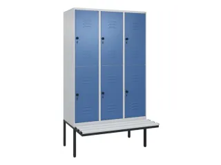 Dubbeldekse dekenkist,HxBxD 2120x1200x815mm,3x2vak.,vak B 400mm - 1