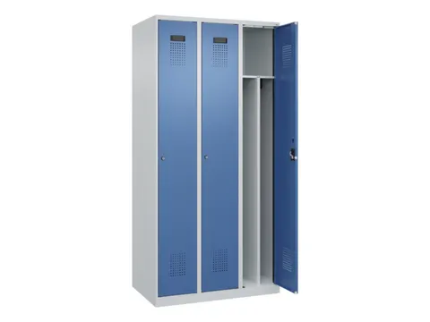 locker voor scheiding van kleding,HxBxD 1850x900x500mm,3vak