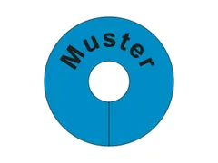 signaalring,v. gaasbox,"Patroon",v. opsteken,PVC,blauw