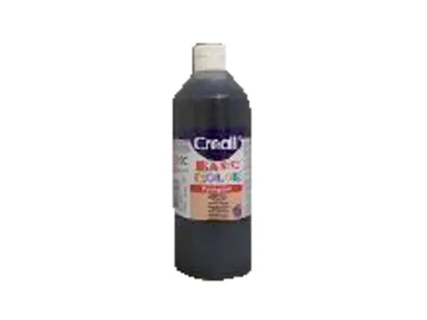 Plakkaatverf Creall basic zwart 500ml