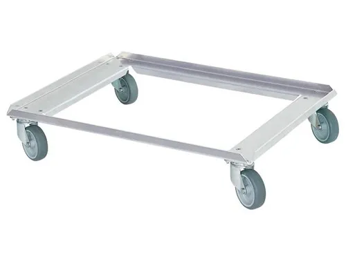 Aluminium Onderwagen Euronormbakken 250kg 800x600mm Open Frame