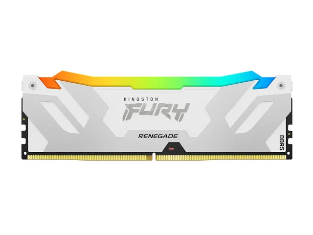 16GB 6400MT/s DDR5 CL32 DIMM FURY Renegade RGB White XMP