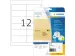 HERMA 4586 Transparante folie-etiketten Mat A4 97x42,3mm 120 stuks