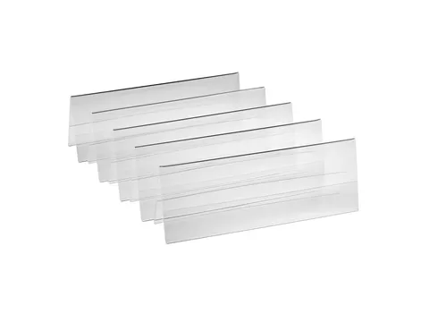 Tafelnaambord 297x105mm A4 gevouwen 5st