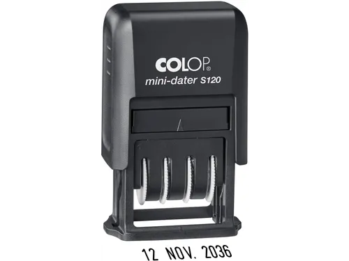 stempel mini-dater S120N, Frans