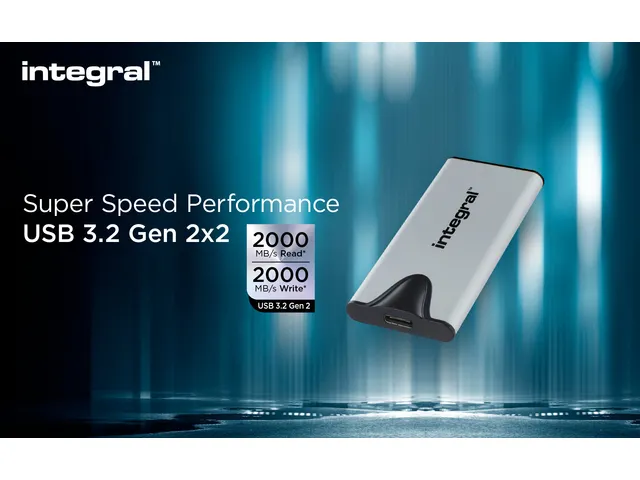 SSD Integral SlimXpress Portable USB-C 1To