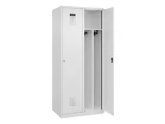 locker voor scheiding van kleding,HxBxD 1850x800x500mm,2vak
