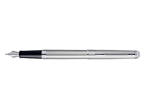 Vulpen Waterman Hémisphère Stainless Steel CT Fijn Blauwe inkt