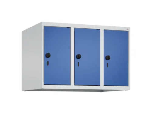 opzetkast,v. locker,3vak.,vak B 250mm,HxBxD 500x750x500mm,vleugeldeur