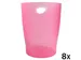 ECOBIN Papiermand 15 L framboos transp