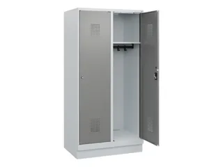 schoollocker,HxBxD 1630x800x500mm,2vak,vak B 400mm,cil.-slot,sokkel - 1