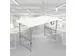 Table pliante BRASQ 120x60x74cm FC120 blanc