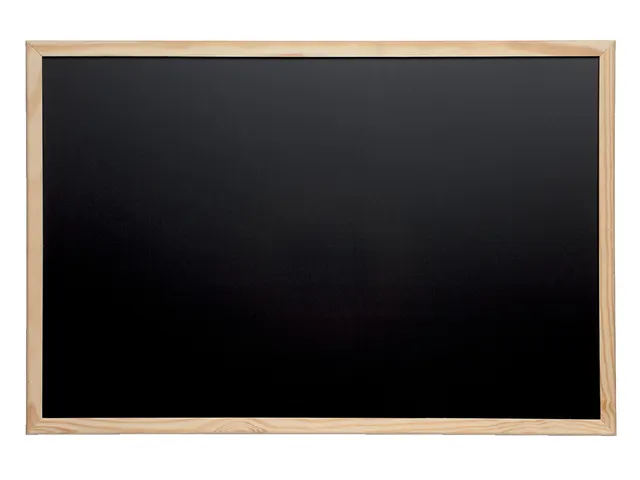 Krijtbord MAUL 30x40cm zwart onbewerkt hout