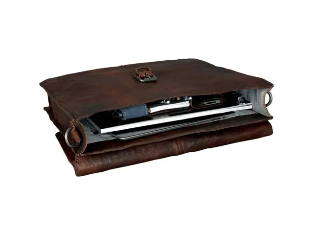 Sac Business JAYDEN cuir marron