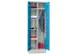 kleding-/wasgoedkast,HxBxD 1850x600x500mm,RAL7035,front RAL5012