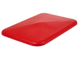 Deksel Voor Verrijdbare Rechthoekige Bak 340 Liter Rood