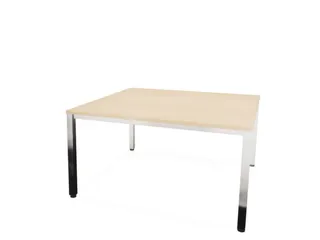 vergadertafel,HxBxD 740x1400x1400mm,hoekig,NE-esdoorn - 3