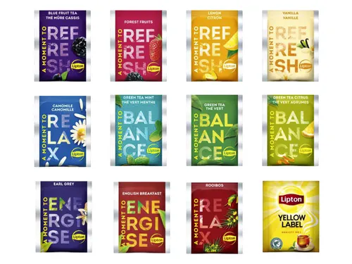 Thee Lipton assortimentsbox 12x15stuks