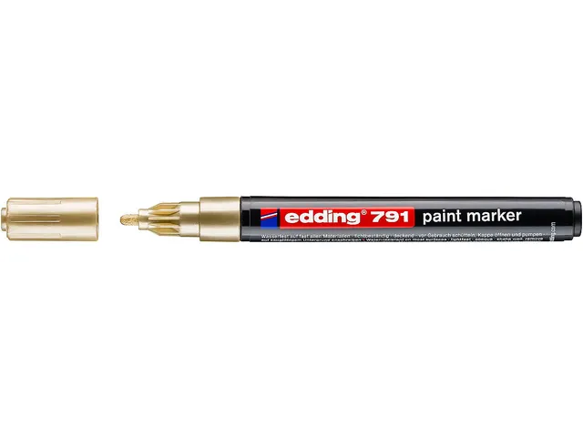 Paintmarker edding 791 alcoholbasis 1-2mm goud