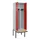 PBM-locker met bank,HxBxD 2120x600x815mm,2vak,vak B 300mm,draaigrendel