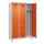 locker voor scheiding van kleding,HxBxD 1950x1200x500mm,3vak