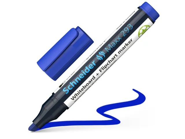 Marqueur Schneider Maxx 293 Biseau 2-5mm Assorti 4 pièces