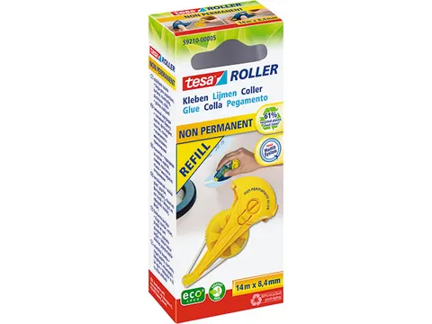 Tesa Lijmroller Eco Navulcassette Non Permanent In Hangdoos