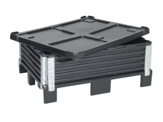 stolpdeksel,ABS-regeneraat,v. Opzetframe,BxD 800x600mm,zwart - 4