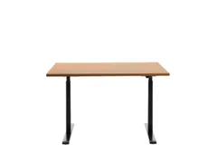 Elektrisch ihv bureau,HxBxD 700-1200x1200x800mm,blad beuken