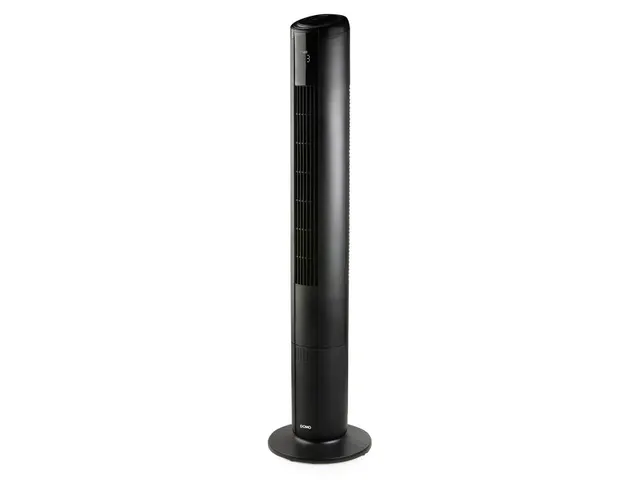 DOMO kolomventilator met sfeerlicht 105cm Zwart