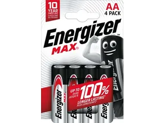 batterijen Max AA, blister van 4 stuks - 2