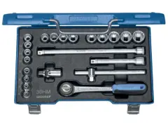 D 30 HMU-3 Jeu de douilles 3/8 22pièces profil UD 6-22mm