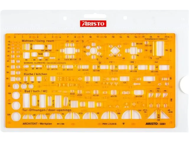 Architect-combisjabloon Aristo 1 : 100