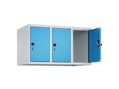 opzetkast,v. locker,3vak.,vak B 300mm,HxBxD 500x900x500mm,draaigrendel