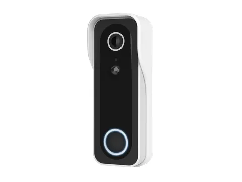 Sonnette vidéo sans fil Trust DOORCAM-3000B Wi-Fi blanc