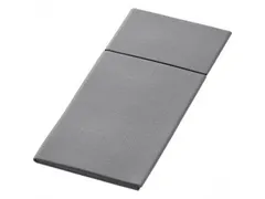 Bestekzakjes 40x33cm Granite G rijs 4x65 stuks