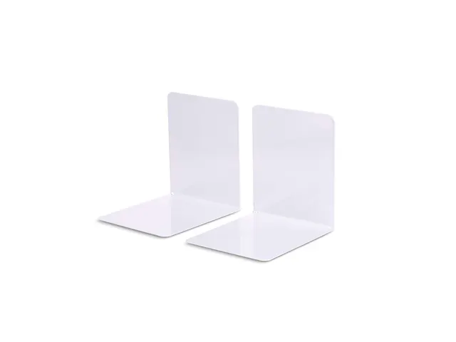 Boekensteun Staal Magneethoudend Grijs 2 Stuks
