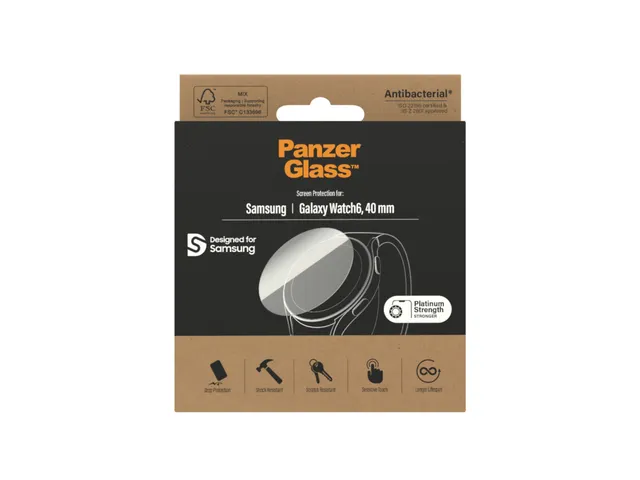 PanzerGlass Samsung Galaxy Watch 6 Classic 43mm, Transparant, Samsung,