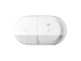 Tork 682000 T9 SmartOne Twin Mini Toiletpapier Dispenser Elevation Wit - 1