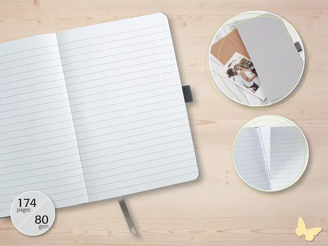 Carnet de notes Sigel Jolie Flair A5 ligné indigo
