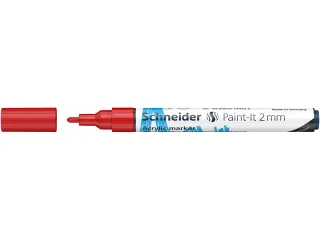 Acrylmarker Schneider Paint-It 310 2mm rood - 3